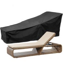 Rqiurpn - Housse pour Transat Jardin, 210D Housse Chaise Longue Pliante Anti-Poussière Etanche en Polyester - 210x 75 x 80 cm