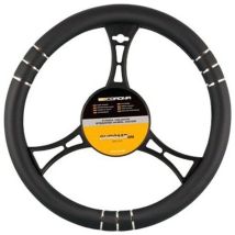 Couvre volant noir PVC – Universel – Accessoires équipement intérieur – BC Corona