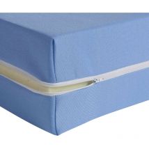 Housse rénove matelas coloris bleu 13 cm 180gr/m² 90x200 Terre De Nuit