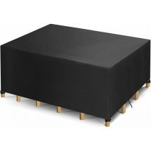 Lablanc - Housse de mobilier de jardin - housse de table de jardin rectangulaire, housse de protection - imperméable, résistante aux uv, tissu Oxford