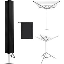 Tigrezy - Housse Sechoir Parapluie Imperméable, Housse Sechoir pour à Linge avec Fermeture Eclair, 600D Oxford Coupe-Vent Housse Etendoir Parapluie à