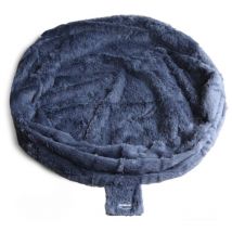 Housse Seule Pouf Géant Fourrure - 140 cm - Banabag Gris Bananair