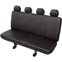 Hp Autozubehör - Housse de siège 5 pièces 22816 Cuir synthétique noir banquette arrière (4 places)
