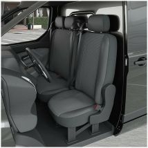 Housse siège Auto / Utilitaire - Sur Mesure pour peugeot Expert / citroën Jumpy (Dès 09/2016) 1 siège + banquette + accoudoir