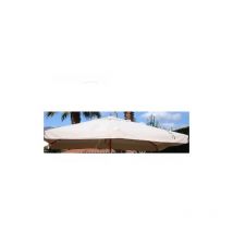 Koem - Housse supe'rieure de remplacement pour parasol Luxor 3X4 m coloris e'cru en polyester