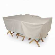 Cov'up - Housse table de jardin 200 x 130 cm taupe