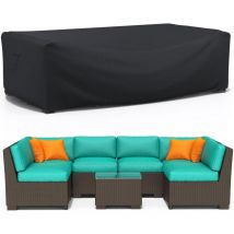 Housse Table de Jardin Exterieur Impermeable Protection Table de Jardin Bache de Protection Exterieur housse table exterieur Anti-Poussière, Anti-Uv,