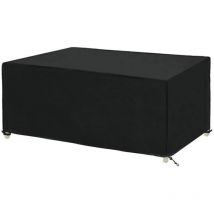 Housse Table Jardin Rectangulaire Housse de Protection Imperméable pour Meubles de Jardin Housse de Protection pour Salon de Jardin Bâche de