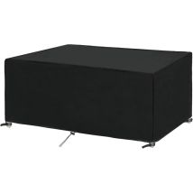 Trimec - Housse Table Jardin Rectangulaire Housse Imperméable 250x150x90cm pour Meubles de Jardin Housse de Protection pour Salon de Jardin Bâche