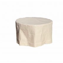 Green Club - Housse Table ronde 120 x h 70 cm Beige