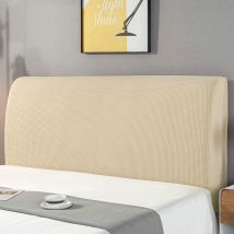 Housse Tete de lit(150m,Jaune),Housse de Protection de tête de lit Housse De Tête De Lit Lavable Anti-poussière Pack Complet 360 ° Gris 150cm