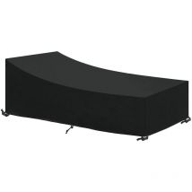 Housse Transat, Housse pour Chaise Longue Exterieur, Housse de Protection pour Transat de Jardin,210x75x80/40cm