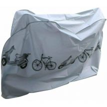 Alovez - Fahrradabdeckung, wasserdichte Fahrradschutzhülle, regen-, staub- und sonnendichte Fahrradabdeckung - 210 cm