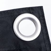 Livedeco - Housse Vide Pouf Géant xl Imperméable Extérieur Outdoor Noir iron raw BiG52