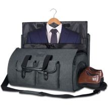 Aougo - Housses de Costume de Voyage, Housses de Vêtements pour Transport, Sacs de Voyage, Sac de Protection pour Costumes (Noir)
