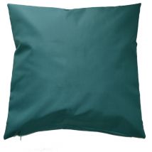 Housse de coussin extérieur avec zip Bleu Paon 45x45 cm