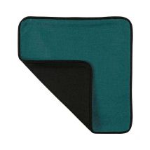 Housse de Coussin Aspect Lin Vert 40x40 cm