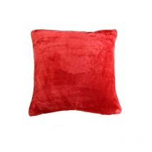 Housse de coussin douceur Rouge 40x40 cm