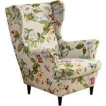 Langray - Housse pour fauteuil Housses pour fauteuil Housse pour un fauteuil à oreilles 2 pièces housses pour fauteuil à oreilles