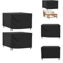 Housses de salon de jardin 2 pcs 135x135x90 cm imperméable 420D - Housse De Salon De Jardin - Housses De Salon De Jardin - Housse De Meubles De