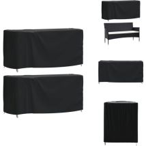 Housses de salon de jardin 2 pcs 180x70x90 cm imperméable 420D - Housse De Salon De Jardin - Housses De Salon De Jardin - Housse De Meubles De Jardin