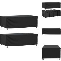 Vidaxl - Housses de salon de jardin 2 pcs 229x113x73 cm imperméable 420D - Housse De Salon De Jardin - Housses De Salon De Jardin - Housse De Meubles