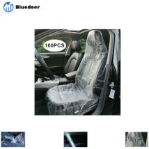 Housses De Siège Jetables 100 Pièces, Housse De Siège En Plastique Transparent Bluedeer
