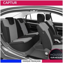Autosweet - Housses de siège sur mesure pour captur (03/2013 à 11/2019) Housse Voiture / Auto d'intérieur Jeu complet en tissu