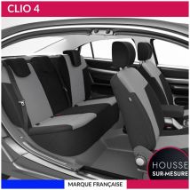 Housses de siège sur mesure pour CLIO 4 Berline (09/2012 à 09/2019) Housse Voiture / Auto d'intérieur Jeu complet en tissu