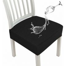 Housses de siège imperméables Diamond Lattice pour chaises de Salle à Manger,Housses de Chaise de Cuisine Extensibles pour Salle à Manger,Housses de