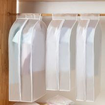 Housses de Vêtements, Housse Vetement Penderie, 3 pcs Housse Costume, Manteau, Costume, Protection Contre Poussière (90+110+110 60 50/30 cm)