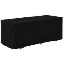 YB - Jeffergarden Housses imperméables et robustes pour extérieur, housse de protection pour bancs de rangement (noir)