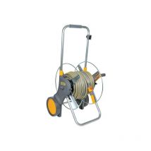 Carrete de carro de metal grande para manguera de jardín 25m 15mm Hozelock