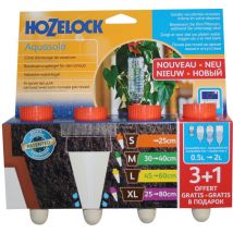 Cône d'arrosage Aquasolo x 4 - Taille s - hozelock - cônes en céramique / Pot jusqu'à 25cm de diam - Garantie 2 ans