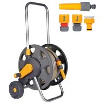 Hozelock Tricoflex - Hozelock 45m Free Standing Garden Hose Cart 20m Hose Pipe Connectors 2489