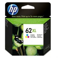 Hewlett Packard - hp 62XL Cartouche d'encre trois couleurs grande capacité authentique (C2P07AE) pour Officejet Mobile 250, Envy 5540/5640/7640