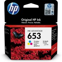 Hewlett Packard - hp 653 1 Stück(e) Original-Standardergiebigkeit Cyan, Magenta, Gelb