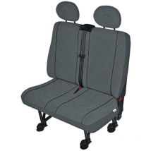 22417 Doppelsitzschoner 4teilig Polyester Grau Doppelsitz - Hp Autozubehör