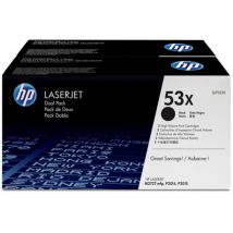 Hp (q7553xd) No 53x Hp53x Hp 53x Dual Pack Black Schwarz Cartridge (q7553xd)