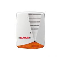 HPA700P - Sirène extérieure en polycarbonate. Pression acoustique 110 dB à 1 m. Clignotant. Batterie insérable 12V@2.2A. Certification EN50131-4