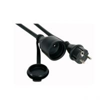 HQ-Power gummi-verlängerungskabel mit schrumpfschlauch - 3G2.5 - 25 m - stecker-typ e (französisches system)