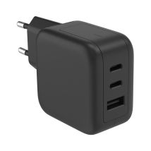 Hq Power - HQ-Power Universal GaN-Schnellladegerät, 1x usb-a qc und 2x usb-c pd, für iOS/Android-Smartphones, Laptops und Tablets, 5-mal schneller,