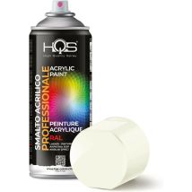Hqs - Bomboletta Di Vernice Spray Acrilica Ral 9010 - Bianco Lucido