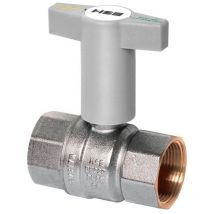 Kugelhahn uniduo 1700 2x ig, mit ISO-T-Griff, grau 1/4Z 2x ig, mit ISO-T-Griff, grau