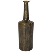 Vaso Bergamo Grande 24x75 cm Dorato Hsm Collection