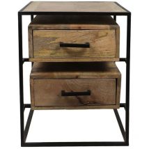 Hsm Collection - hsm Collezione Tavolino da Soggiorno Blackwell 40x45x50cm