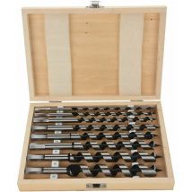 Hoopzi - hss Helical Wood Drill Bit, 8pcs Set Carbon Steel Helical Wood Countersink Drill Bit with Length 230mm Diameter 6mm 8mm 10mm 12mm 14mm 16mm