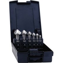 1605527 Kegelsenker-Set 6.3 mm, 8.3 mm, 10.4 mm, 12.4 mm, 16.5 mm, 20.5 mm hss TiAIN Zylinde - Exact