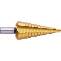 Exact - 5343 hss Stufenbohrer 4 - 12 mm TiN Gesamtlänge 80 mm 3-Flächenschaft 1 St.
