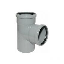 Ht Abzweig mit Muffe und Gummidichtungen HT-Rohr dn 110/110 87° htea